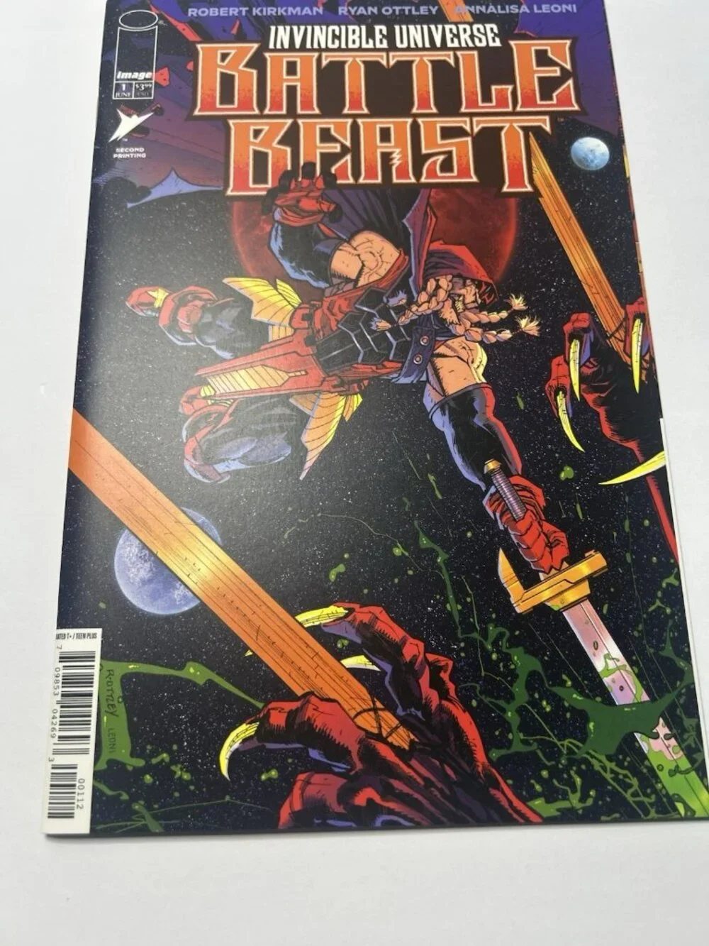 Invincible Universe Battle Beast #1 Image Comics 2nd Print 2025 Cover A